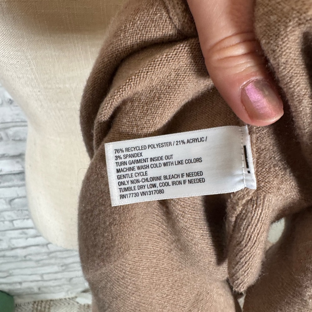 a new day Tan Lightweight Knit Cardigan - Picture 6 of 10